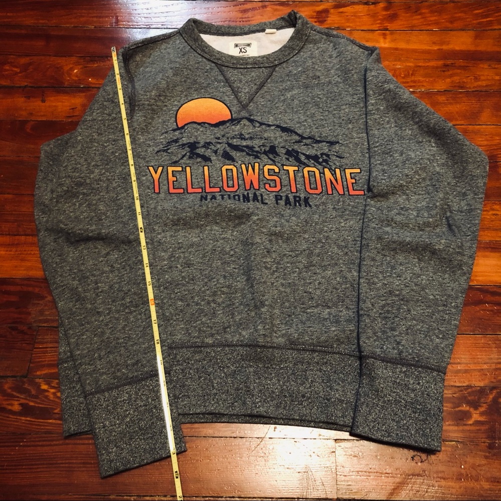 American Eagle Tailgate Grey Graphic Sweatshirt
